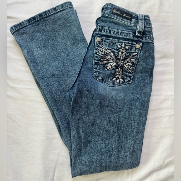 Stella In Dreams Women’s Jeans Size 9/29 Mid Rise Bootcut Medium Wash Denim - Picture 1 of 8
